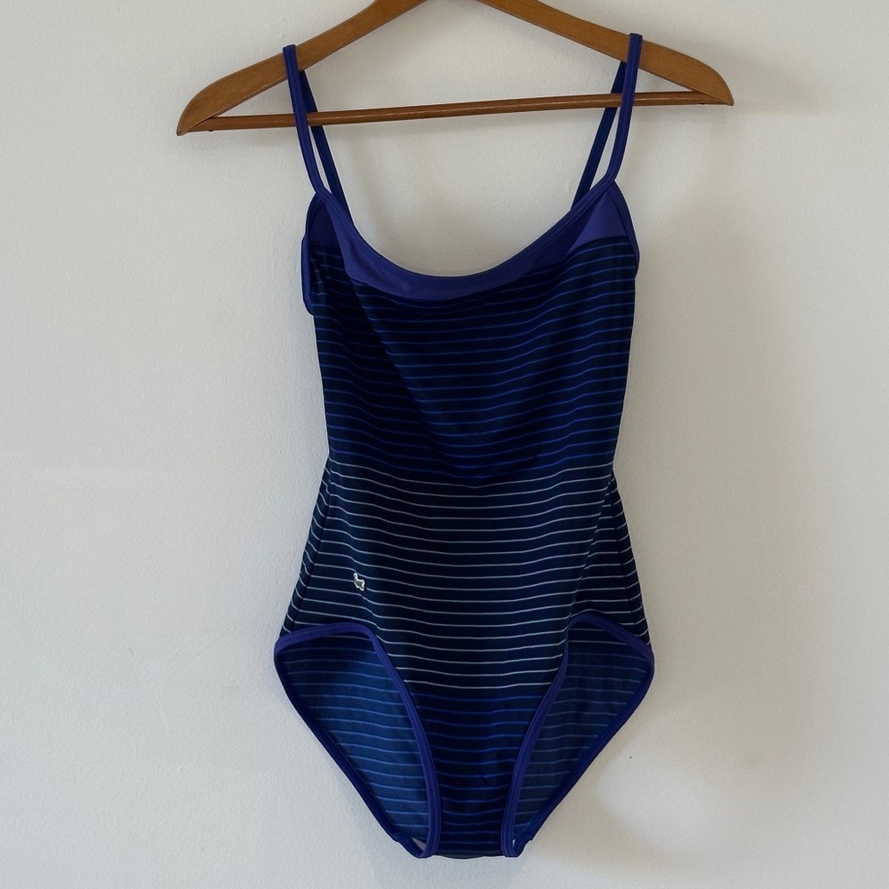 Lacoste one piece bathing suit
